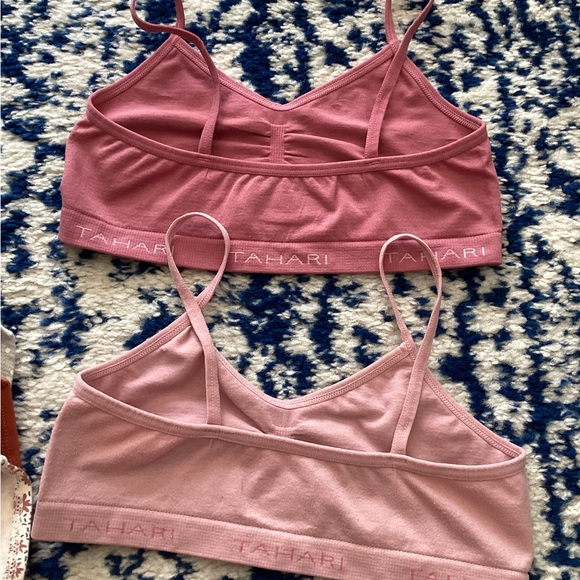 Tahari Pink Lace Bralette Duo - Picture 9 of 16